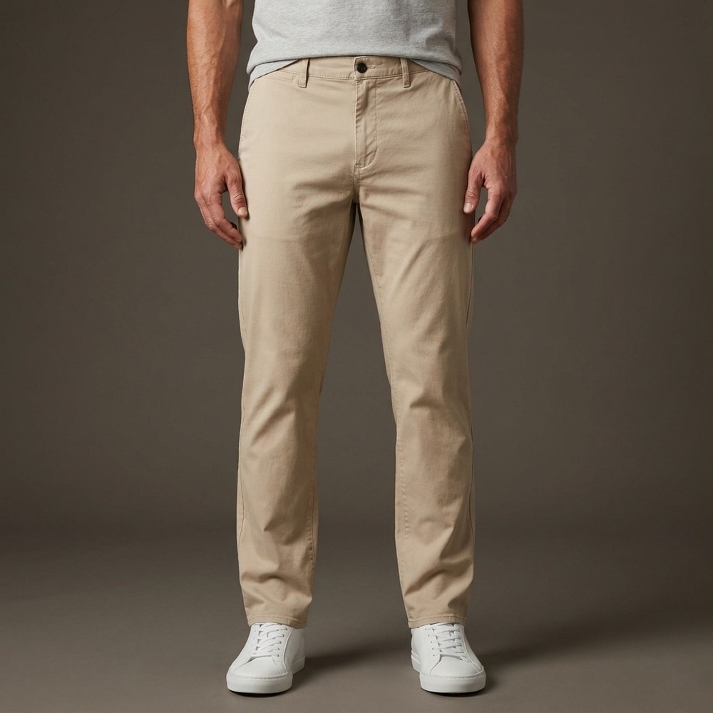 RAG & BONE Mens Chino Pants‎ 38 Beige Cotton Stretch Minimalist M1715O060BEI